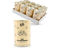 KoRo | Bio kikkererwten in blik 12 x 240 g