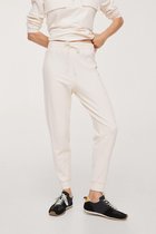 Mango Broek Katoenen Joggerbroek 17073772 02 Dames Maat - XS