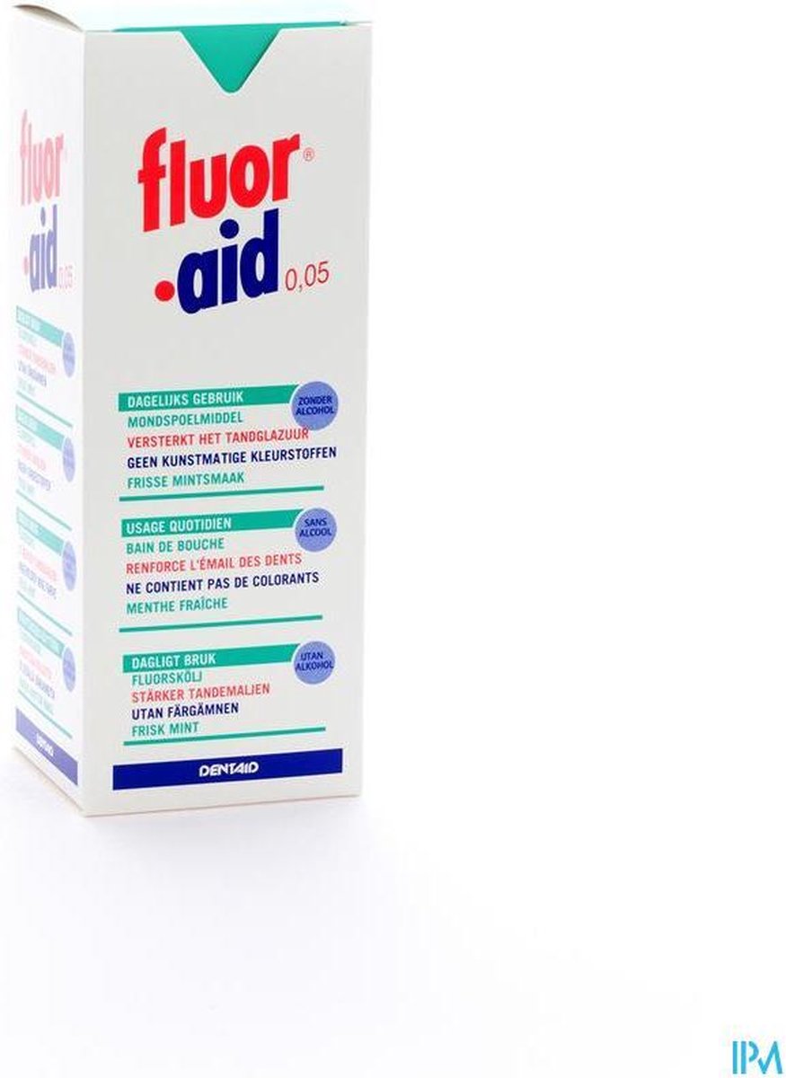 bak breuk Gooey Fluor Aid 0.05 Mondwater - 500 ml | bol.com