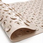 Antislipmat Douche - Zinaps Kleur & Geometrie Antislip Badmat, Douchemat, Badmat, Antislip Mat voor kinderen, Baby met zuignap, Wasbaar, 88 x 40 cm (beige) (WK 02130)