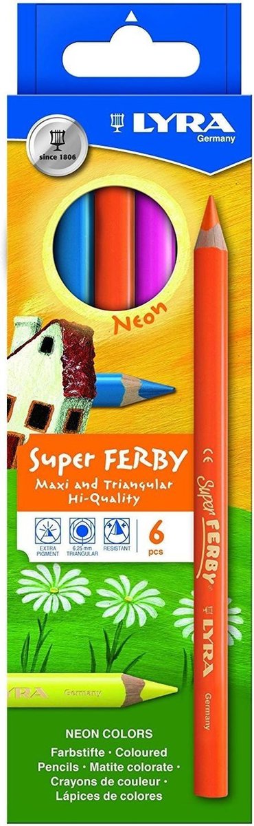 Lyra Super Ferby® Cardboard Box K06 Neon
