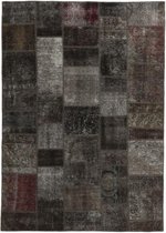 MOMO Rugs - MOMO Rugs Vintage Patchwork Dark Grey 71 Vloerkleed - 170x239 cm -  -  Tapijt -  - Zwart