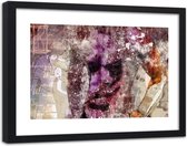 Foto in frame , Egyptische god van de wijsheid , 120x80cm ,  Multikleur , wanddecoratie , Premium print