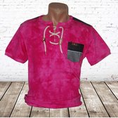 T-shirt Violento veter roze -Violento-XXL-t-shirts heren