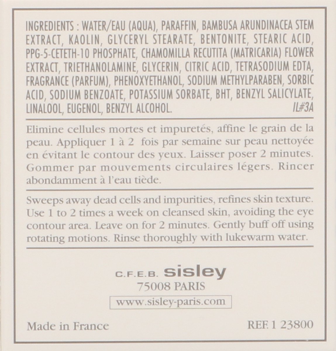 Crème Gommante Sisley - 40 Ml - Neuf Avec étiquettes - Soin Exfoliant Visage