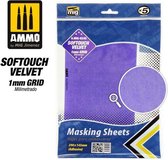 AMMO MIG 8245 Softouch Velvet Masking Sheets - 5pc - 290x145mm Tape