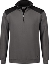 Santino Tokyo 2color Zip sweater (280g/m2) - Antraciet | Zwart - XXXL