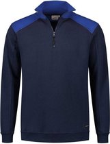 Santino Tokyo 2color Zip sweater (280g/m2) - Marine | Blauw - M