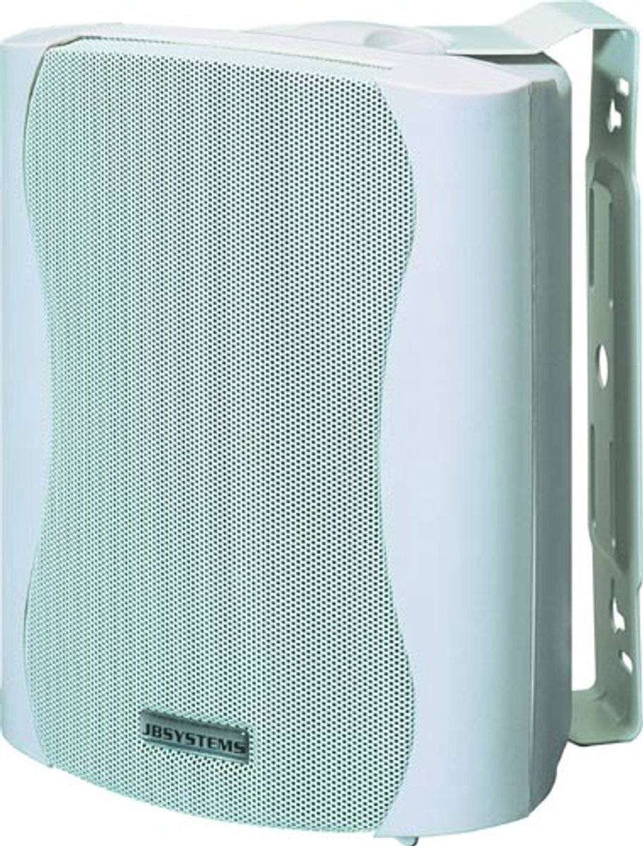 JB Systems K-80 - Compacte buitenluidspreker met muurbeugel 80W - Wit