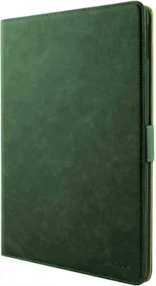 Premium Leren Bookcase Hoes iPad 2017 5e Generatie / iPad 2018 6e Generatie - 9.7 inch - Groen