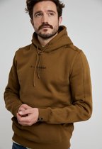 Silvercreek  Logo PKT Hoodie  Mannen Beige Camel