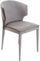 Stoel DKD Home Decor Bruin Grijs Metaal (44 x 56 x 78 cm)