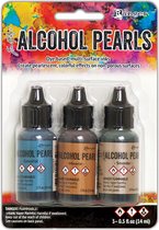 Ranger Alcohol Ink Pearls Kit 4 - Celestial, Mineral, Smolder - 3x14 ml