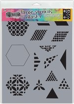 Ranger - Dylusions stencil - 1 1/2 inch quilt small