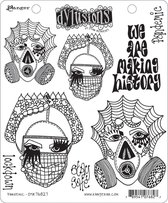 Dylusions cling mount stamp set - Pandemic