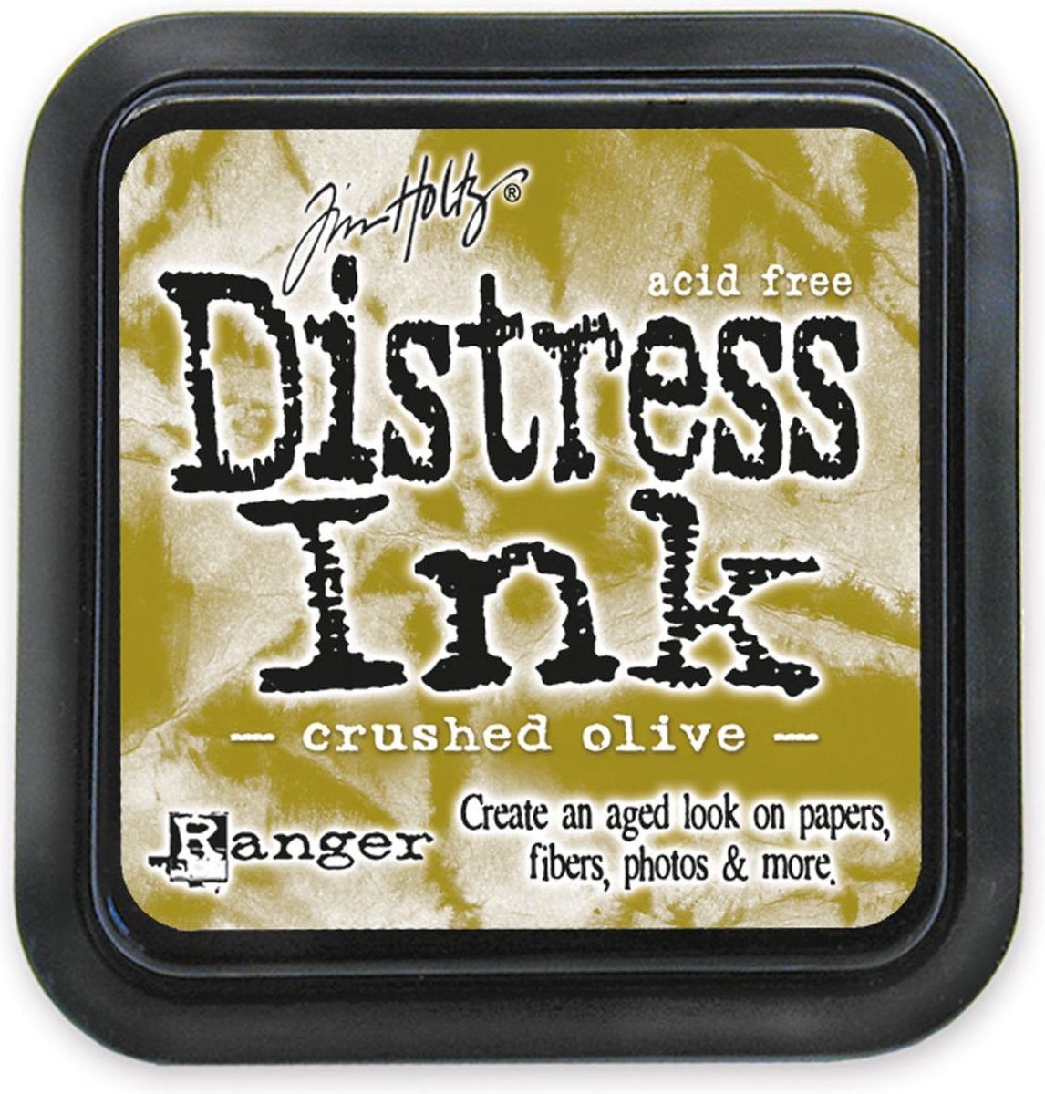 Ranger Distress Inks pad - crushed olive stempel pad