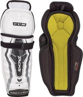 CCM Ultratacks Scheenbeschermers Kinderen  - Junior - Zwart/Geel