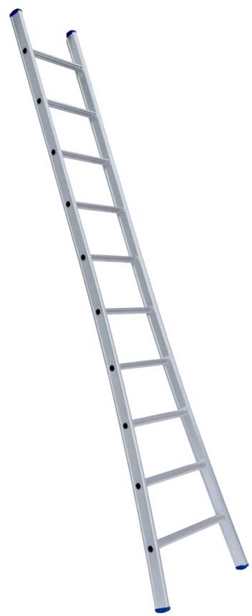 Eurostairs Ladder enkel uitgebogen 1x14 sporten