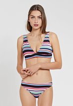 Shiwi Bikiniset mod stripe bobby top bikini set - multi colour - 38
