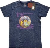 Jimi Hendrix Heren Tshirt -S- Experienced Blauw