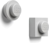 Magneten set van 2x2, Grijs - LEGO