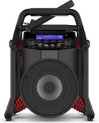 PerfectPro bouwradio Powerplayer, DAB+ en Bluetooth, AUX en USB-ingang, interne accu, schokbestendig, IP65 - PP2