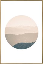 JUNIQE - Poster met kunststof lijst Karwendel - foto -20x30 /Bruin &