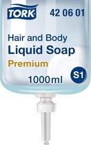 Tork Premium vloeibare zeep Hair & Body, 6x1000 ml (420601)
