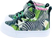 Sneakers | Meisjes | ZEBRA PRINT | Canvas | Go Banana's | Maat 23