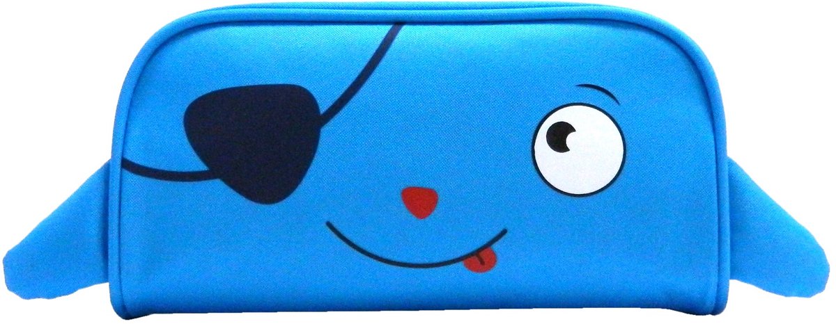Bagtrotter Etui Haai 21 X 10 Cm Blauw