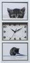 HORLOGE MET WITTE FOTO 41,5X20X4CM