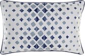 Kussen DKD Home Decor Blauw Wit Katoen (60 x 15 x 40 cm)