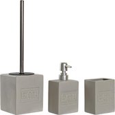 Badset DKD Home Decor Staal ABS Keramiek Traditioneel (3 pcs)