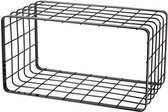 Houder Inde Rooster Zwart (34 x 19 x 18 cm)
