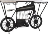 Flessenrek DKD Home Decor Motorfiets Ijzer Acacia (157 x 51 x 100 cm)