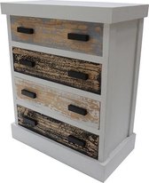 Ladenkast Rabat Ijzer Mindi hout (66 x 35 x 81 cm)