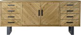 Dientafel DKD Home Decor Metaal Spar (180 x 40 x 80 cm)