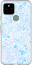 Smartphonebooster Telefoonhoesje - Back Cover - Geschikt Voor Google Pixel 5 - Blue En Blue