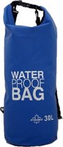 Waterdichte duffel bag/plunjezak/dry bag 30 liter blauw - Waterdichte reistassen