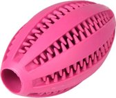 Flamingo Rubber Dental Rugby Bal 11Cm - Roze