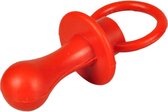 Flamingo Rubber Soother 12Cm - Rood