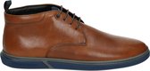 FLORIS 20350 - Volwassenen Heren sneakersVrije tijd half-hoog - Kleur: Cognac - Maat: 41