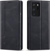 Voor Samsung Galaxy Note20 Ultra Forwenw F2 Serie Magnetische Horizontale Flip Lederen Case met Houder & Kaartsleuven & Portemonnee (Zwart)