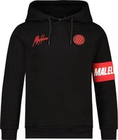 Malelions Junior Sport Captain Hoodie - Black/Red - 14 | 164