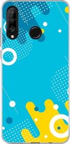 Smartphonebooster Telefoonhoesje - Back Cover - Geschikt Voor Huawei P30 Lite - Blue En Blue