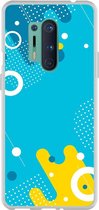 Smartphonebooster Telefoonhoesje - Back Cover - Geschikt Voor OnePlus 8 Pro - Blue En Blue