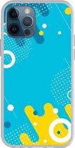 Smartphonebooster Telefoonhoesje - Back Cover - Geschikt Voor Apple IPhone 12 Pro - Blue En Blue