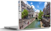 Laptop sticker - 12.3 inch - Utrecht - Kanaal - Huis - 30x22cm - Laptopstickers - Laptop skin - Cover