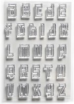 ECD Clear stamps - Block alphabet