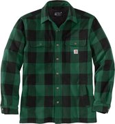 Carhartt heavyweight flannel sherpa lined shirt 104911 G54 Woods S